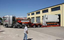 Mise en place avec un Boomtruck