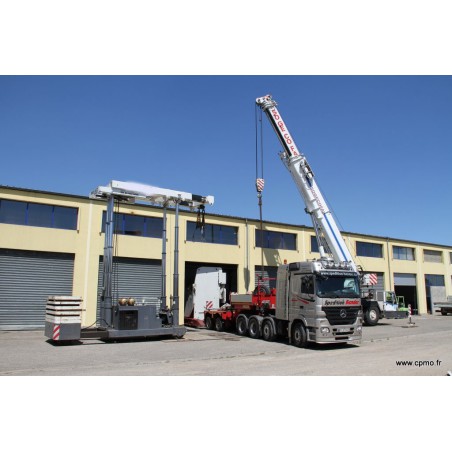 Mise en place avec un Boomtruck