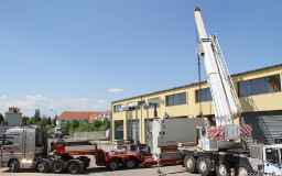 Mise en place avec un Boomtruck