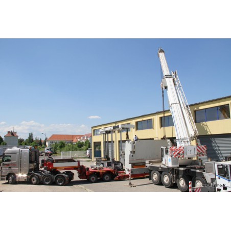 Mise en place avec un Boomtruck