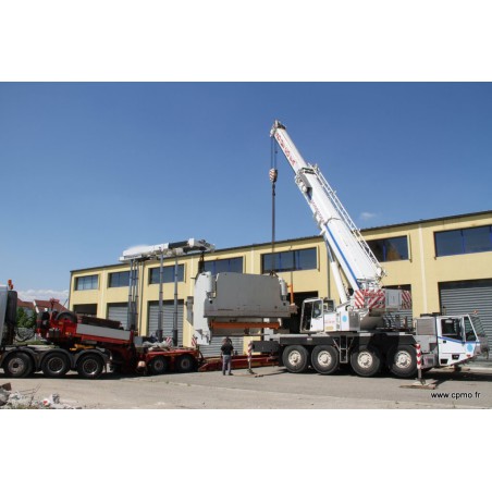 Mise en place avec un Boomtruck