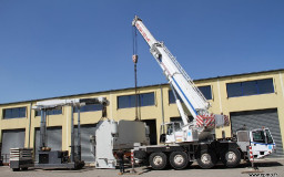 Mise en place avec un Boomtruck