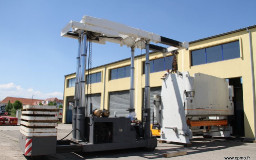 Mise en place avec un Boomtruck