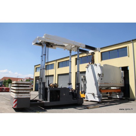 Mise en place avec un Boomtruck