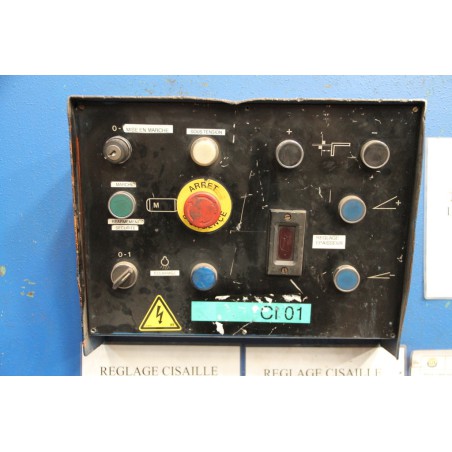 Cisaille guillotine HACO TS 3012 occasion