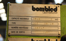 Cisaille guillotine Bombled  occasion