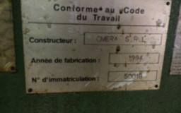 Détoureuse OMERA R5/6 occasion