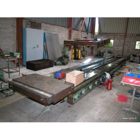 Rectification d'un banc d'aléseuse CN course 6000 mm