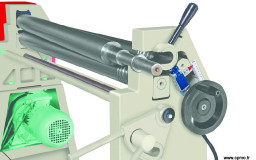 Rouleuse-croqueuse hydraulique AKYAPAK